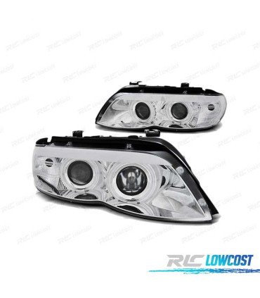 FARI BMW X5 E53 03-06 XENON D2S CCFL ANGEL EYES CROMATI