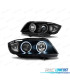 FARI BMW E90 E91 05-08 OCCHI ANGEL CCFL FONDO NERO