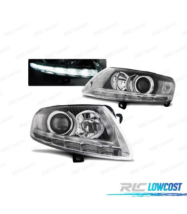 FARI AUDI A6 4F 04-08 DRL XENON CROMATO