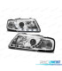 FARI LUCE DIURNA PER AUDI A3 8L 96-00 TRU DRL ECE-R87 CROMATO