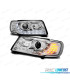 FARI AUDI 100 C4 90-94 LUCE DIURNA A LED CROMATA