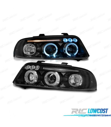 FARI AUDI A4 B5 99-00 ANGEL EYES LED NERO