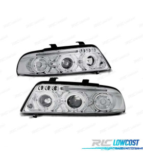 FARI AUDI A4 B5 99-00 ANGEL EYES LED CROMATI