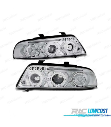 FARI AUDI A4 B5 99-00 ANGEL EYES LED CROMATI