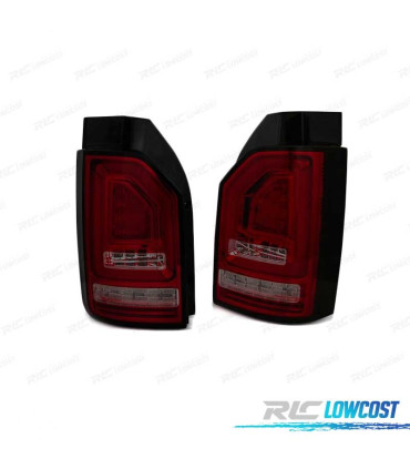 FANALI PER VOLKSWAGEN VW T6 MULTIVAN CARAVELLE 15-19 LED DINAMICI FUMÉ