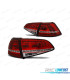 FANALI PER VOLKSWAGEN VW GOLF 7 12-17 LOOK GTI ROSSO