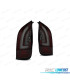 FANALI PER VOLKSWAGEN VW UP! 11- SKODA CITIGO 11- BAR LED ROSSO AFFUMICATO