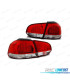 FARI LED PER VOLKSWAGEN VW GOLF 6 08-12 ROSSO BIANCO LED