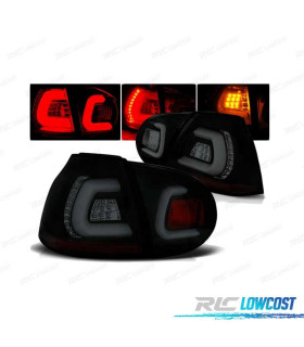 FANALI PER VOLKSWAGEN VW GOLF 5 03-09 BAR LED NERO FUMÈ