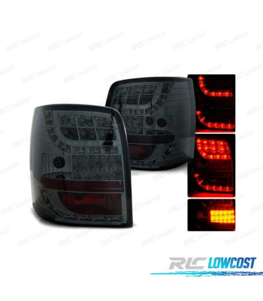 FARI LED PER VOLKSWAGEN VW PASSAT B5 96-00 VARIANTI FUMÉ INTERMITTENTE LED