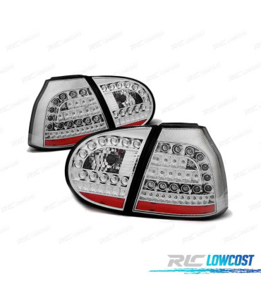 FARI LED PER VOLKSWAGEN VW GOLF 5 03-09 CROMATI LED