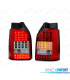 FARI LED PER VOLKSWAGEN VW T5 03-09 ROSSO BIANCO LED