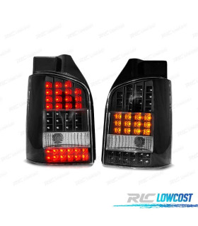 FARI LED PER VOLKSWAGEN VW T5 03-09 NERI LED