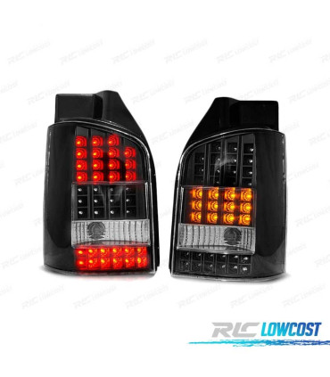 FARI LED PER VOLKSWAGEN VW T5 03-09 NERI LED