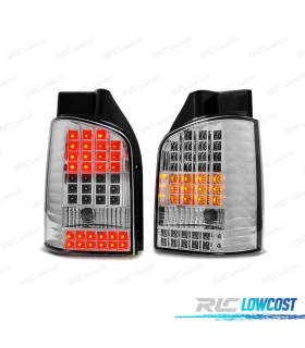 FARI LED PER VOLKSWAGEN VW T5 03-09 CROMATI LED