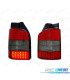 FANALI A LED VOLKSWAGEN VW T5 03-09 ROSSO AFFUMICATO A LED
