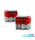FARI LED PER VOLKSWAGEN VW T4 90-03 ROSSO BIANCO LED