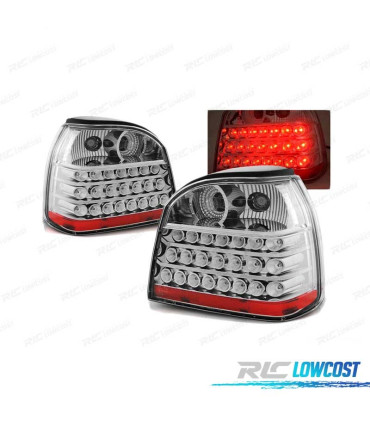 FANALI A LED PER VOLKSWAGEN VW GOLF 3 91-97 CROMATI