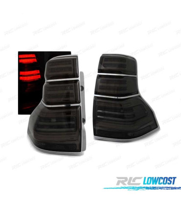 FANALI PER TOYOTA LAND CRUISER 150 09-13 LDTO22 BAR LED FUMÉ