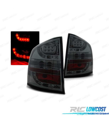 FANALI PER SKODA OCTAVIA KOMBI II 04-12 A LED FUMÉ