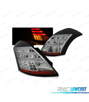 FANALI PER SUZUKI SWIFT 10-17 BARRE A LED LTI NERI