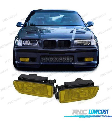 FARI ANABBAGLIANTI BMW E36 90-99 VETRO GIALLO