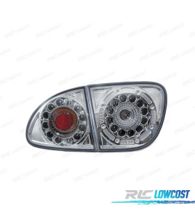FANALI SEAT LEON 99-04 CROMATI LED