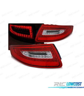 FANALI PER PORSCHE 911 997 04-08 LED ROSSO CHIARO
