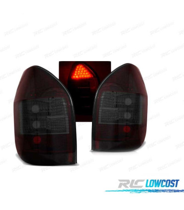 FARI LED PER OPEL ZAFIRA 99-05 ROSSO FUMÉ LED