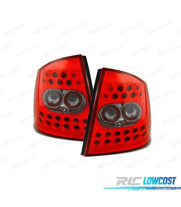FANALI OPEL ASTRA G 3P 5P 97-04 ROSSO BIANCO LED