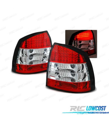 FANALI A LED OPEL ASTRA G 97-04 3P 5P ROSSO BIANCO LED