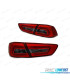 FANALI MITSUBISHI LANCER 8 SEDAN 08-11 BAR LED ROSSO FUMÉ