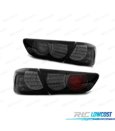 FANALI PER MITSUBISHI LANCER VIII SEDAN 08-11 LED NERI