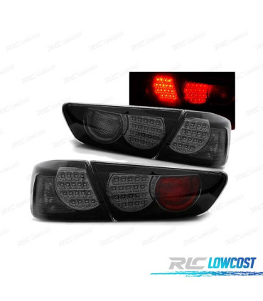 FANALI PER MITSUBISHI LANCER VIII SEDAN 08-11 LED NERI