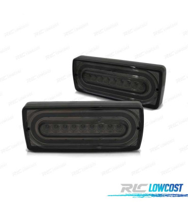 FANALI PER MERCEDES CLASSE G W463 90-12 LED DINAMICI FUMÉ
