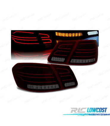 FARI LED PER MERCEDES W212 E-KLASSE 09-13 R-S LED