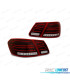 FARI LED PER MERCEDES W212 E-KLASSE 09-13 ROSSO BIANCO LED