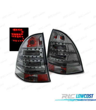 FARI LED PER MERCEDES C-KLASSE W203 KOMBI 00-07 FUMÉE LED