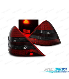 FARI LED PER MERCEDES R170 SLK 96-04 ROSSO FUMÉE LED