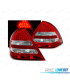 FANALI A LED PER MERCEDES CLASSE C W203 04-07 ROSSO BIANCO LED