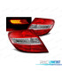 FANALI MERCEDES W204 LIMOUSINE 07-10 LED ROSSO CRISTALLO