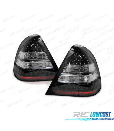FANALI A LED MERCEDES W202 93-00 NERO LED