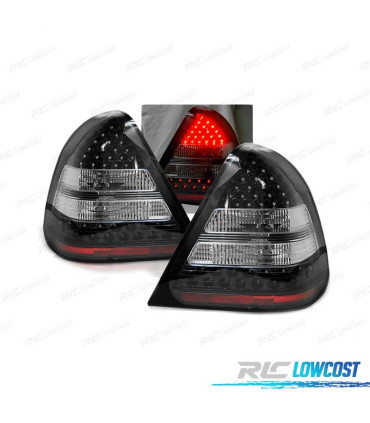 FANALI A LED MERCEDES W202 93-00 NERO LED