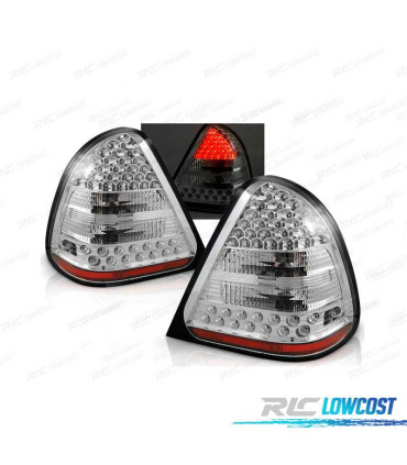 FARI LED PER MERCEDES W202 C-KLASSE 93-00 CROMATI LED