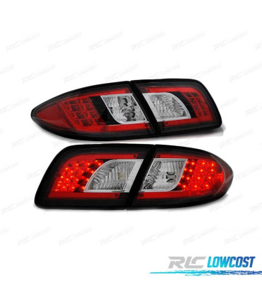FANALI MAZDA 6 SEDAN 02-07 A LED NERI