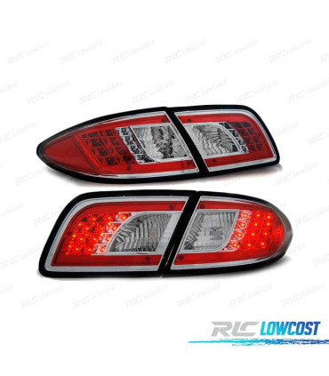 FANALI MAZDA 6 SEDAN 02-07 A LED CROMATI