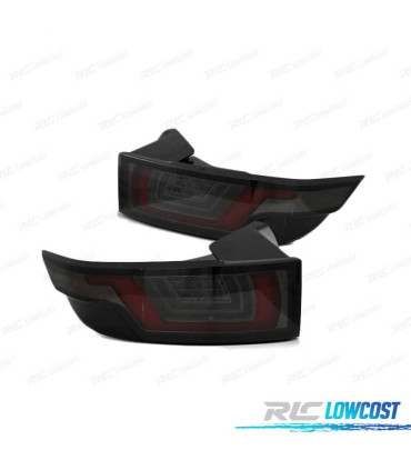 FANALI RANGE ROVER EVOQUE 11-18 FRECCIA A LED DINAMICA NERA FUMÉ