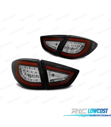 FANALI PER HYUNDAI IX35 09-13 A LED BAR NERI