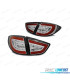 FANALI PER HYUNDAI IX35 09-13 BARRE A LED CROMATE