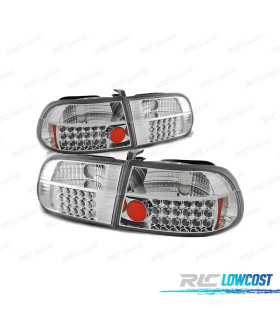 FARI LED PER HONDA CIVIC 91-95 2D 4D CROMATI LED